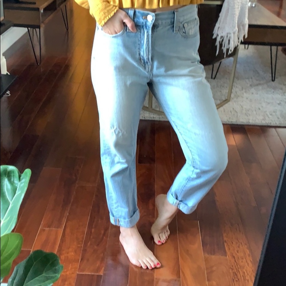 High waisted Madewell jeans